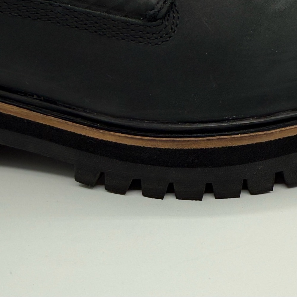 Mark Nason Skechers Lumber Jill Black Leather Combat Boots Women 9 - Picture 12 of 16
